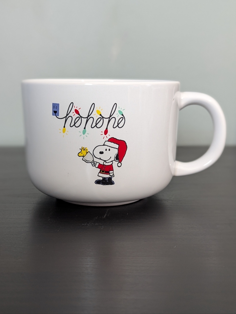 Peanuts Snoopy Woodstock Ho Ho‎ Ho Ceramic Holiday Mug
